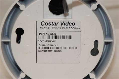 costar flex dome outdoor cctv camera metal housing|Costar CDC3550MF .